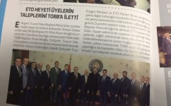 ETO Heyeti Üyelerin Taleplerini TOBB'a İletti