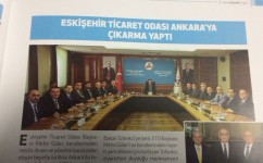 Eskişehir Ticaret Odası Ankara'ya Çıkarma Yaptı