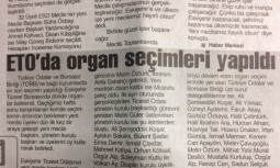 ETO'da Organ Seçimleri Yapıldı